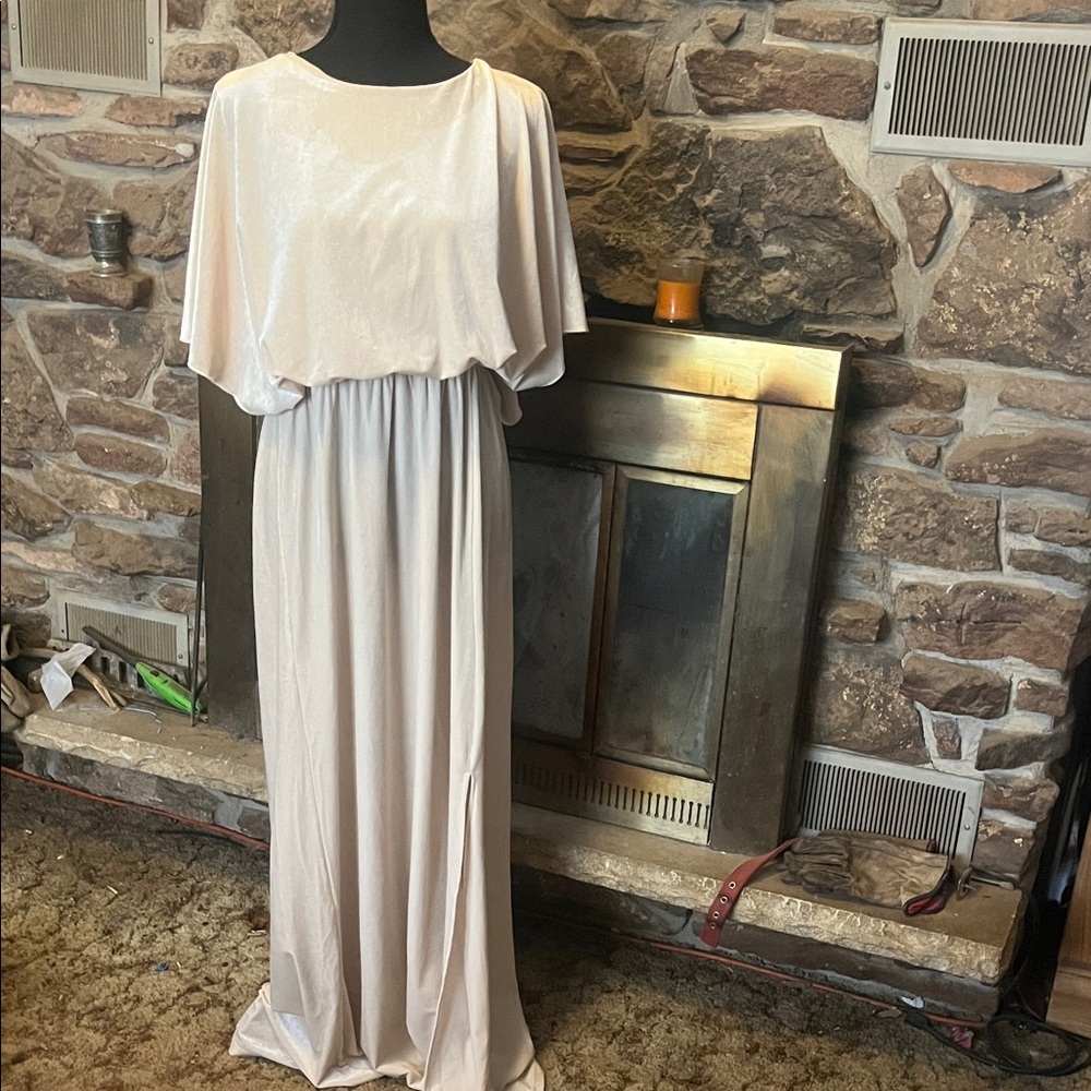 Chic Cream Maxi Dress